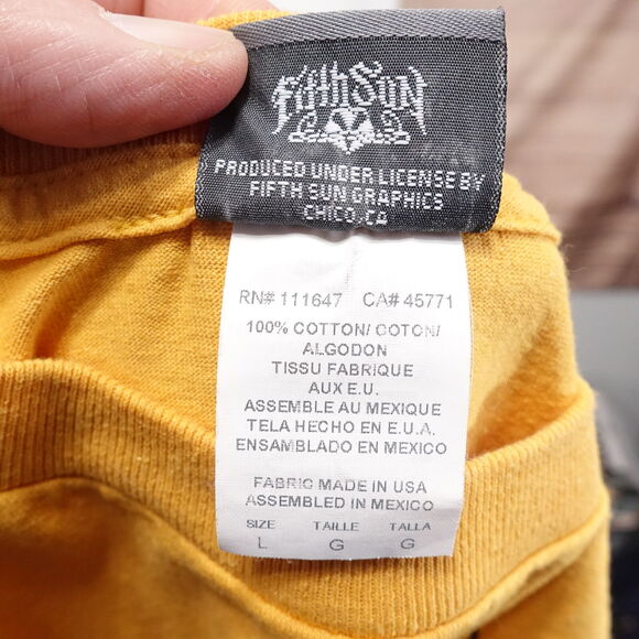 VINTAGE CAPTAIN MORGAN RUM LIQUOR PROMO FUFTH SUN 00s Y2K TSHIRT SIZE L - Picture 8 of 8